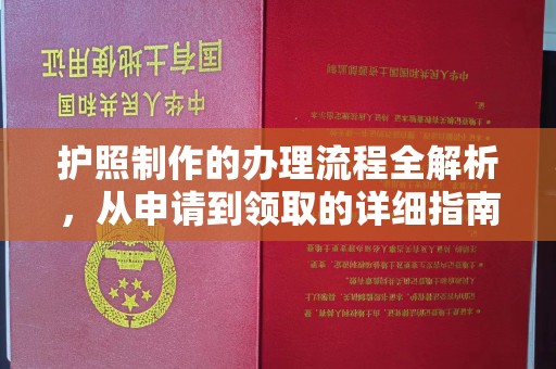 攀枝花护照制作的办理流程全解析，从申请到领取的详细指南