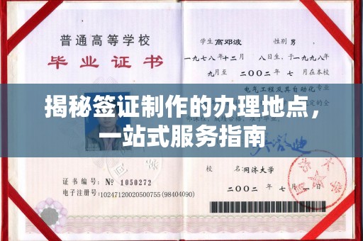 攀枝花揭秘签证制作的办理地点，一站式服务指南