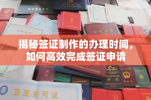 攀枝花揭秘签证制作的办理时间，如何高效完成签证申请
