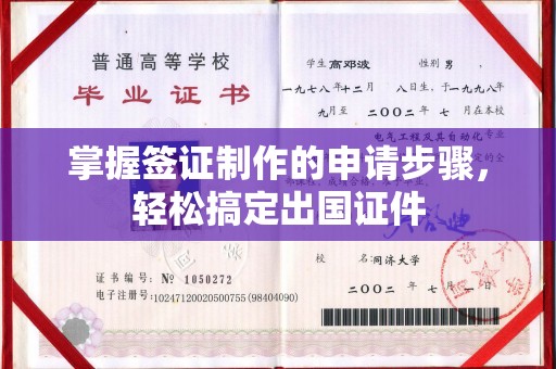 攀枝花掌握签证制作的申请步骤，轻松搞定出国证件