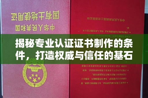 攀枝花揭秘专业认证证书制作的条件，打造权威与信任的基石