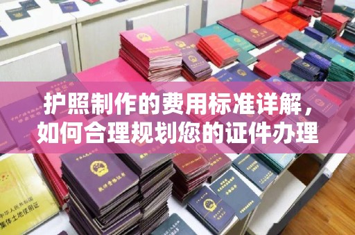 攀枝花护照制作的费用标准详解，如何合理规划您的证件办理预算