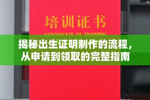 攀枝花揭秘出生证明制作的流程，从申请到领取的完整指南