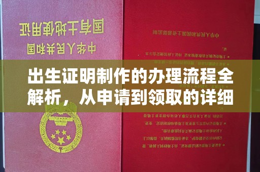 攀枝花出生证明制作的办理流程全解析，从申请到领取的详细指南