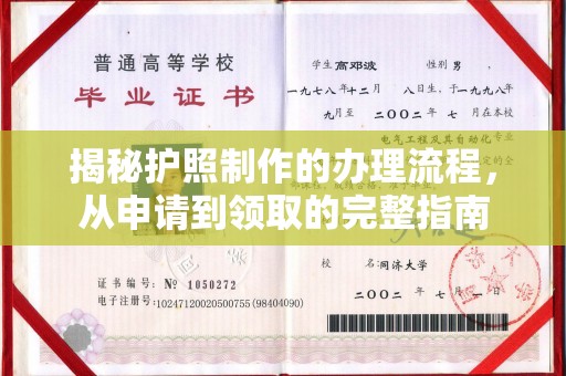 攀枝花揭秘护照制作的办理流程，从申请到领取的完整指南