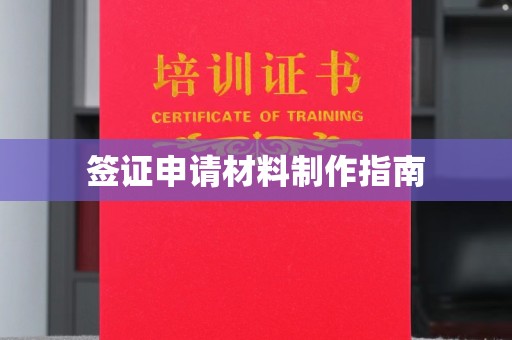 攀枝花签证申请材料制作指南