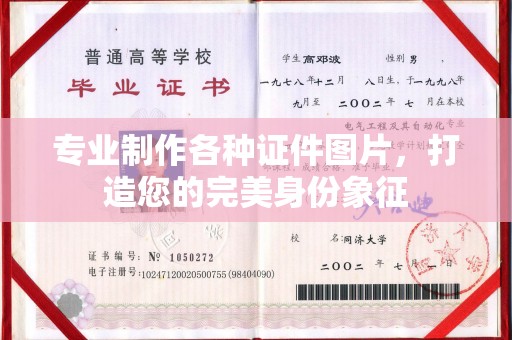 攀枝花专业制作各种证件图片，打造您的完美身份象征