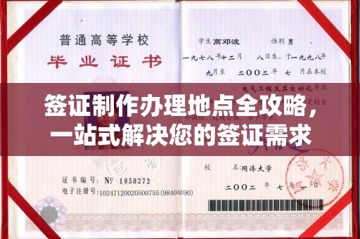 攀枝花签证制作办理地点全攻略，一站式解决您的签证需求