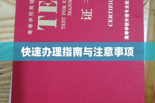 攀枝花快速办理指南与注意事项