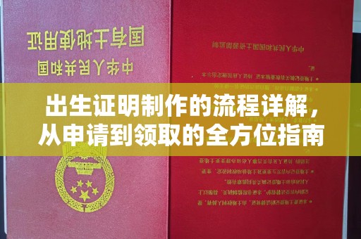 攀枝花出生证明制作的流程详解，从申请到领取的全方位指南